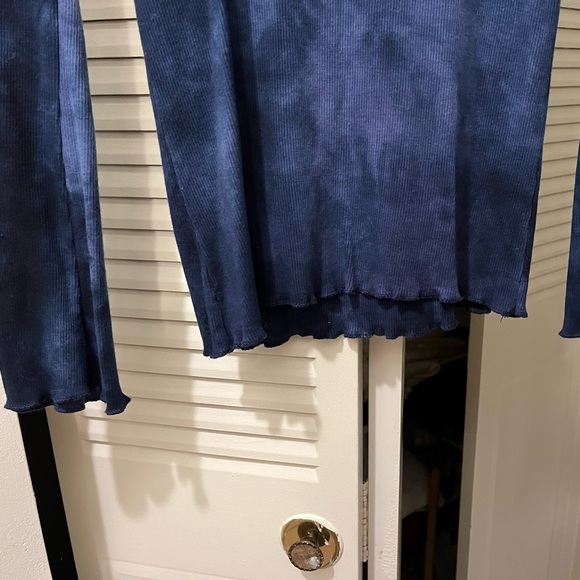 Vintage Suzie Tie-Dye Long-Sleeve Thermal Top, Size XL - Picture 3 of 6